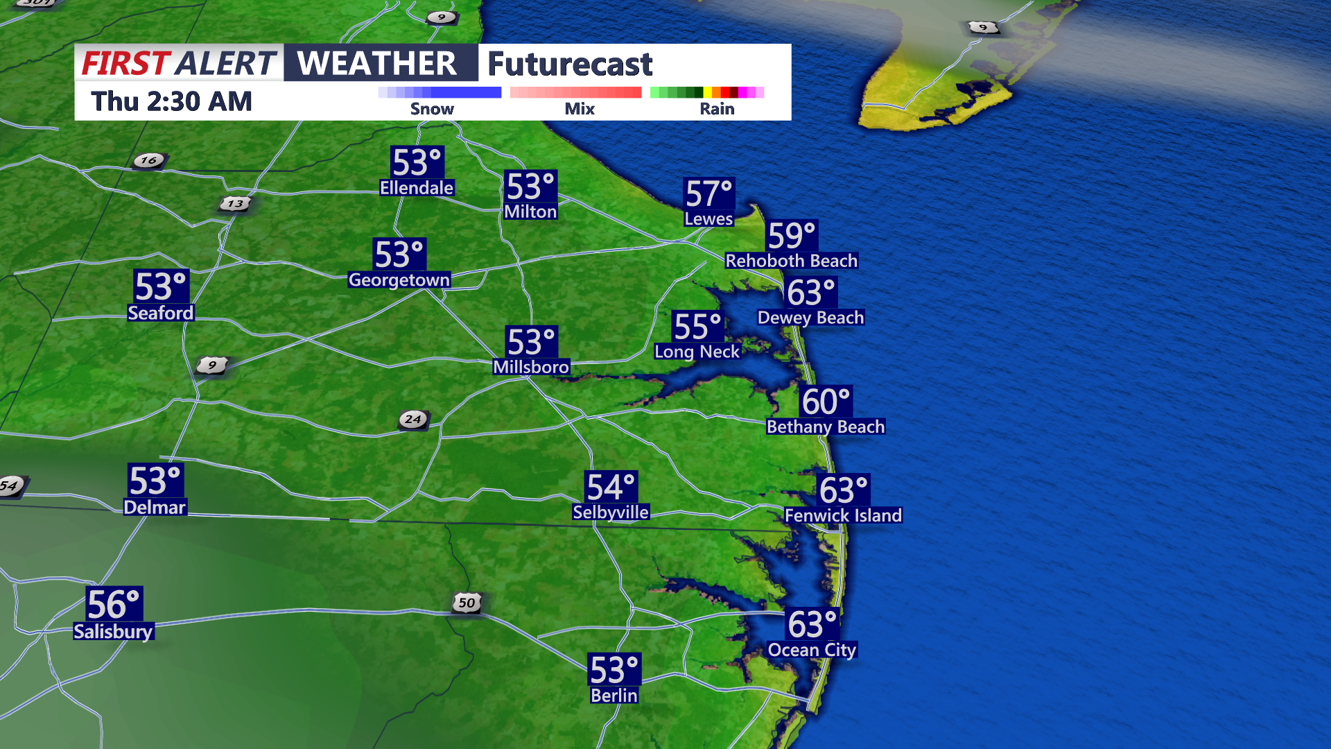 Futurecast Lows